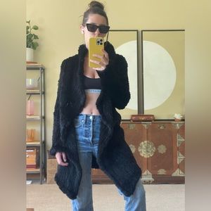 June rabbit fur coat